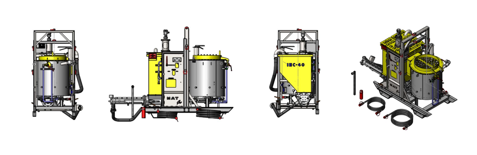 Bauer MAT Slurry Handling Systems: Verpress-Station IEC 40-H