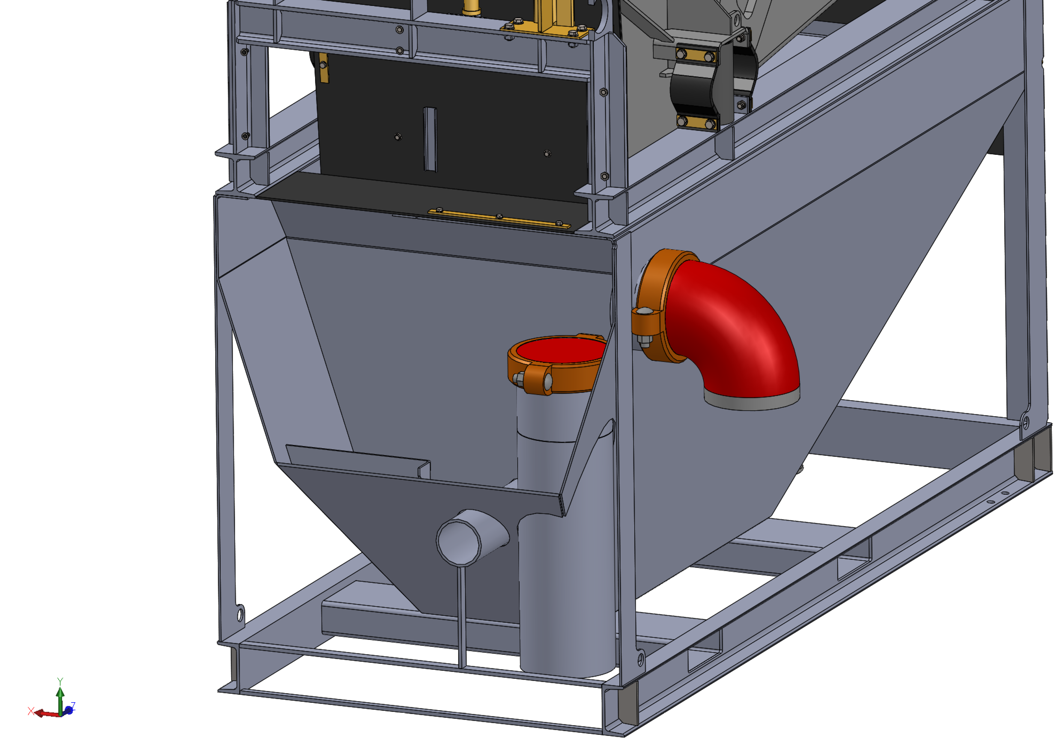 Lateral outlet BE 100