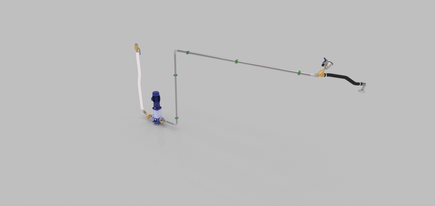 Druckerhöhungspumpe für automatische Abreinigung MAT